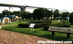 若洲公園キャンプ場