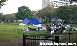 新左近川親水公園 バーベキュー