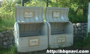 ロッジ舞洲 ゴミ箱