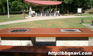 服部緑地 バーベキュー場 野外炉