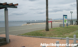 二色の浜海浜緑地 海辺