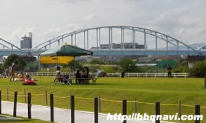 淀川河川公園 バーベキュー