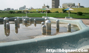 淀川　西中島地区　噴水