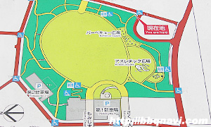 大島小松川公園 園内マップ