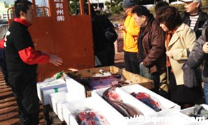 ざこばの朝市 バーベキュー