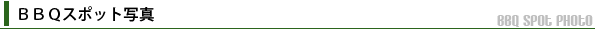 BBQスポット写真